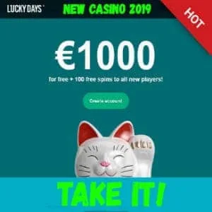 Lucky Days казино и бонус на депозит есть на фото.