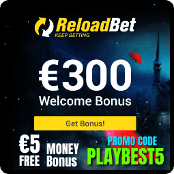 Денежный Бонус 5€ в ReloadBet Casino есть на снимке.