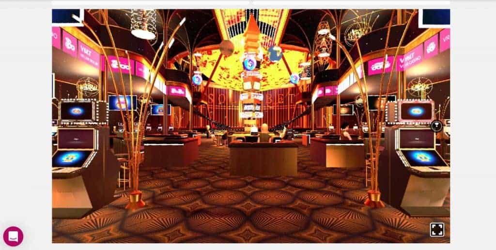 Виртуальное казино Vbet изображено на снимке.