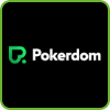 Pokerdom Casino Logo png for BalticBet.net is on photo.
