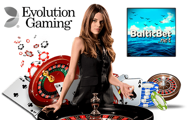 BalticBet.net и провайдер Evolution Gaming на станице о нас на фото.