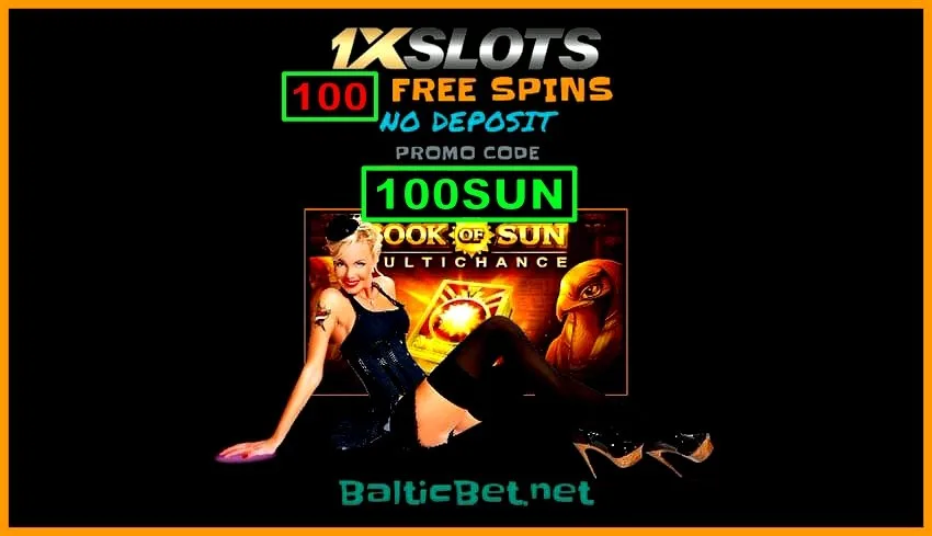 100 Бесплатных Вращений Без Депозита по промо коду 150XSLOTS для сайта BalticBet есть на фото.