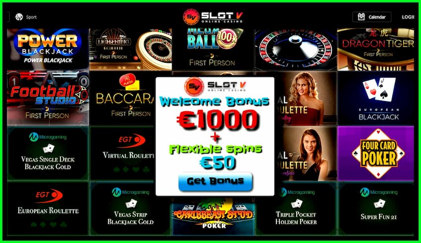 Slotv Casino Review 2021 Eu Flexible Spins And 1000 Bonus