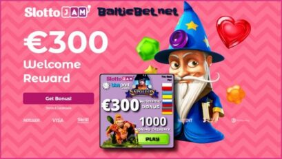 SlottoJAM Casino (2020) The best Bonuses, Cashback and Review are on the photo.