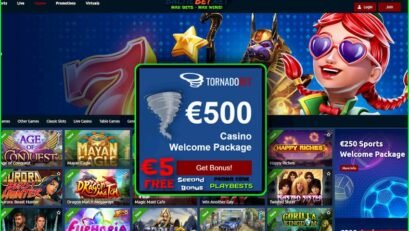 TornadoBet Казино (2020) Обзор, Бонус И €5 В Подарок есть на фото.