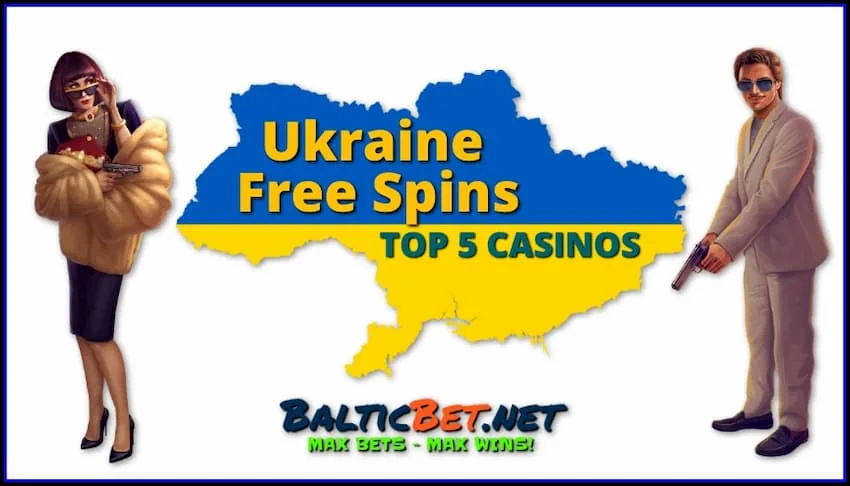 Fergese Spins foar registraasje sûnder boarch yn in Oekraynsk casino yn 2024 binne op 'e foto.