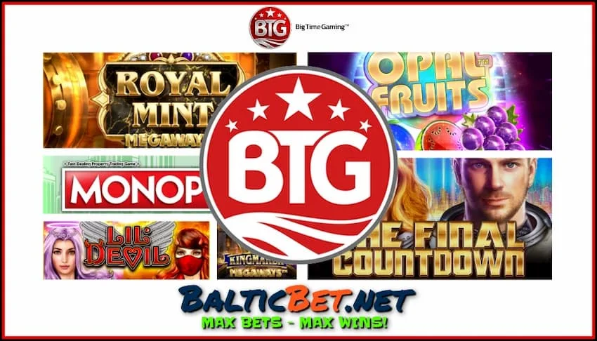 Big Time Gaming (BTG) Лучшие Игры С Системой MEGAWAYS 2020 есть на фото.