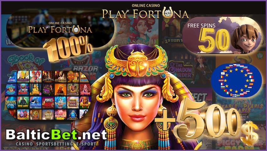 Play Fortuna - Лучшее казино из Рейтинга ТОП 10 представлено на фото.