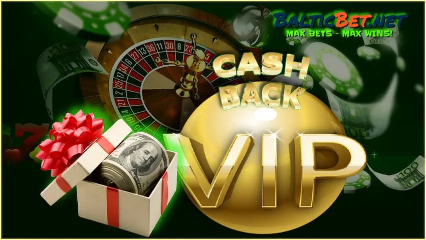Vip Кешбэк для игроков казино на портале BalticBet.net есть на фото.