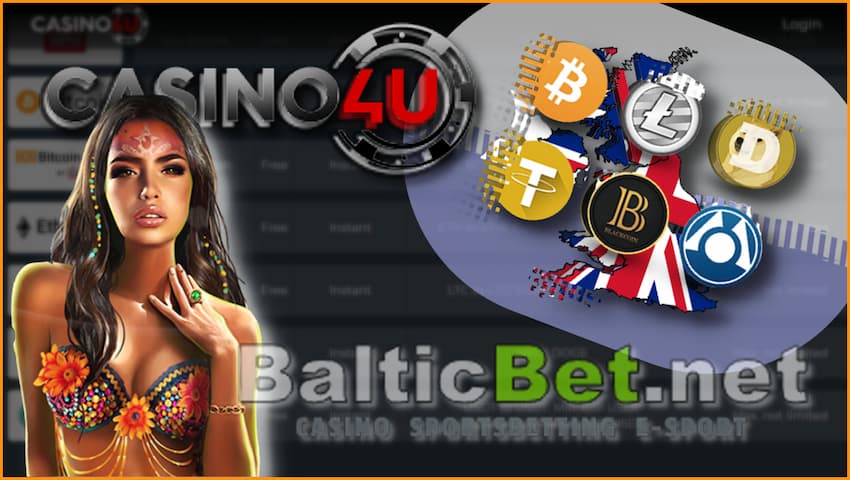 Casino4U предлагает хороший список платежных систем на фото есть