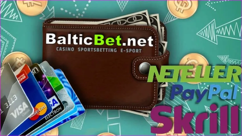 Используйте самые безопасные современные способы оплаты на сайте BalticBet.net на фото есть