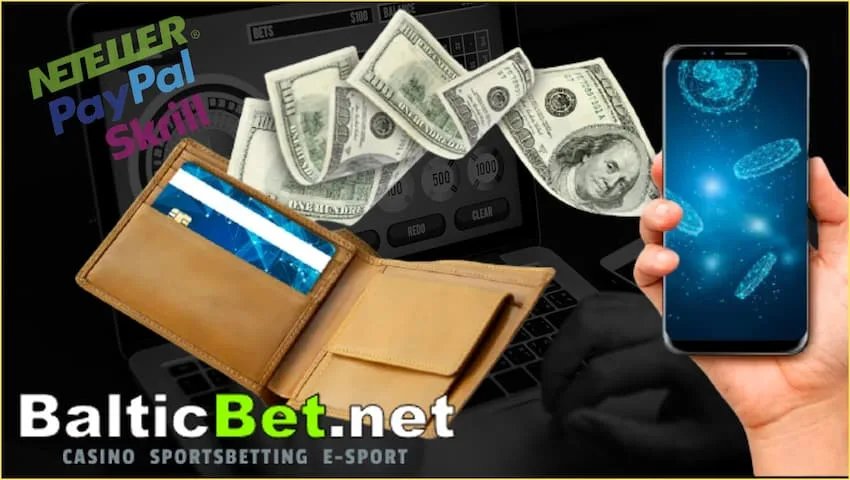 Используйте цифровой кошелек в онлайн-казино на сайте BalticBet.net на фото есть