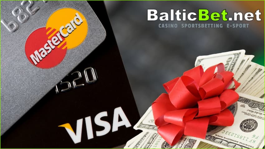 Виртуальная кредитная карта также накапливает баллы на сайте Balticbet.net на фото есть