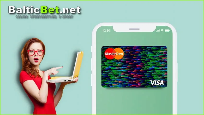 Виртуальная кредитная карта Visa или Mastercard — это временная карта на сайте Balticbet.net на фото есть