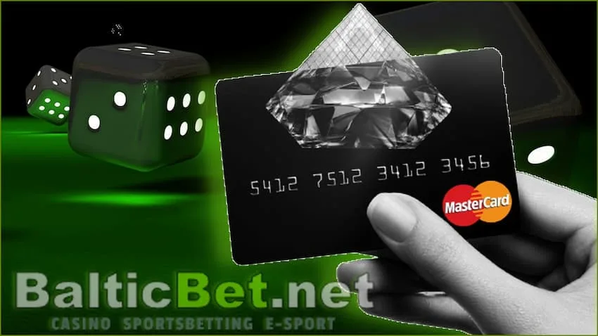 Наличие MasterCard позволяет игроку иметь больше преимуществ на счайте BalticBet.net на фото есть