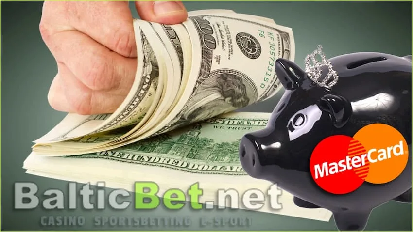 С MasterCard игроки делают вклады, используя деньги, взятые в долг в своих банках на сайте BalticBet.net на фото есть