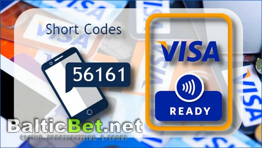 Внесение денег на счет в казино с помощью карты Visa просто на сайте Balticbet.net на фото есть
