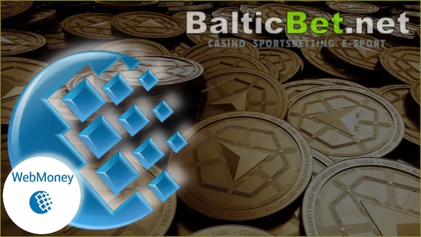 Благодаря сервису WebMoney онлайн-казино добавляют токены на сайте Balticbet.net на фото есть