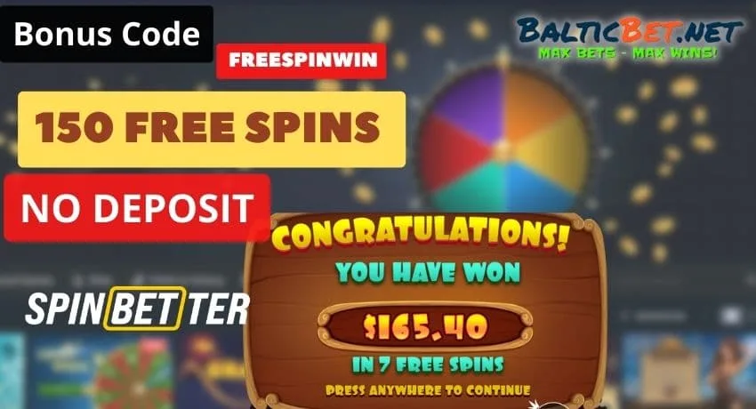 Сорвите большой куш в слоте The Dog House от Spinbetter Casino, где есть 150 бесплатных вращений с бонусным кодом FREESPINWIN на фото.